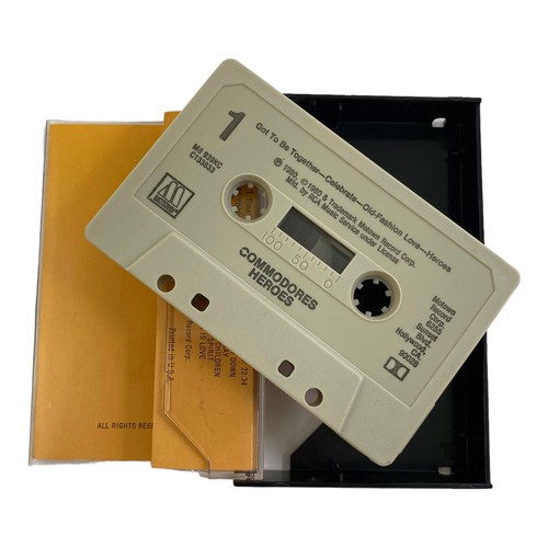 Commodores: Heroes (Cassette, 1980, Motown Records) R&B/Soul, Play Tested - Imagen 3 de 4