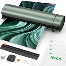 Laminator Machine 13 Inch Cold Thermal Laminate Machine for A3/A4/A5/A6, 60s ...