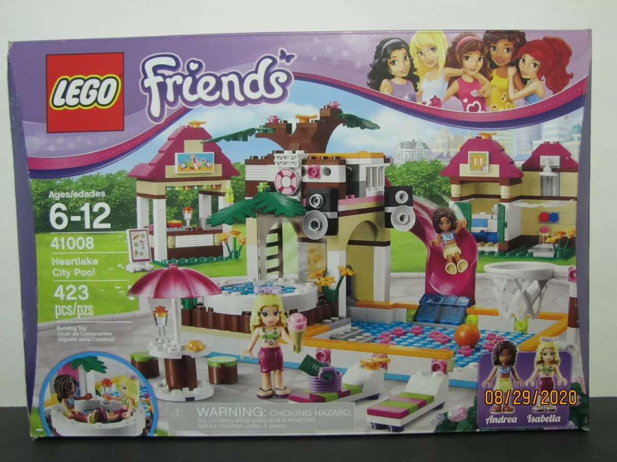 Lego Friends Heartlake City Pool 41008 Complete Set Manual Box 423