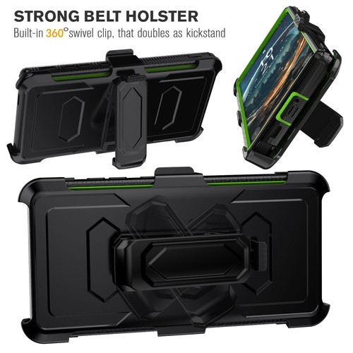 For Samsung Galaxy Note 20 / 20 Ultra Shockproof Rugged Case Cover + Belt Clip - Picture 37 of 54