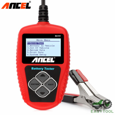 BA101 12V Car Batterietester Ladesystem KFZ Diagnosegerät Digital Akku Testgerät