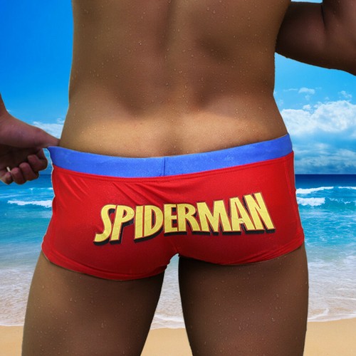 Herren Superman Badeshorts Badehose Bademode Unterwäsche Surf Boardshorts Trunks - Picture 5 of 18