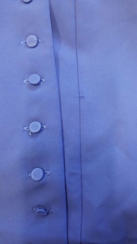 Missguided blue or black frill sleeve blazer dress (M5/16) - Picture 4 of 5