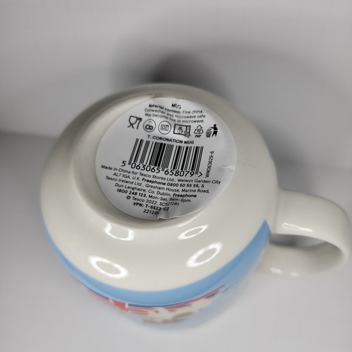 Tesco King Charles III Coronation Mug Crown Terrier Beth Bluebell Dogs Bunting - Picture 6 of 6