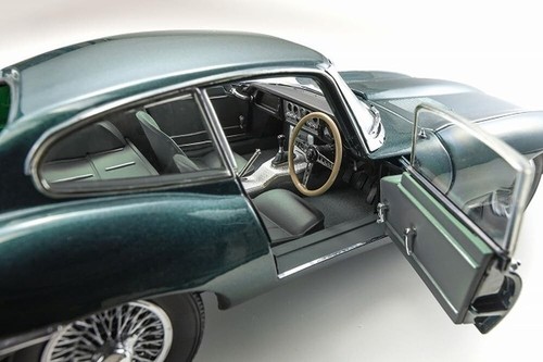 Kyosho Original 1/18 Jaguar E-Type KS08954DG dunkelgrün Auto NEU aus Japan - Bild 2 von 5