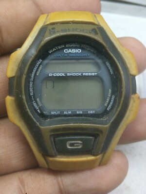 USED CASIO (2263) GT-2000 G-SHOCK DIGITAL WATCH FOR PARTS REPAIR