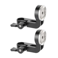 2x CAMVATE ARRI Rosette M6 Female Thread to 15mm Rod Clamp Adapter fr Monior Rig