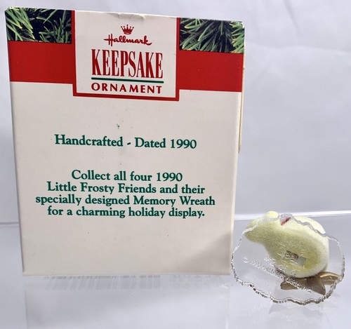 1990 Hallmark-LITTLE SEAL-2nd of 4 Little Frosty Friends Coll-Miniature Ornament - Picture 2 of 5