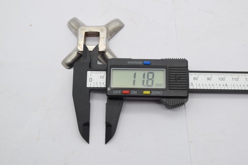 Vintage Meat Grinder Knife 55mm w 12mm Opening - Picture 4 of 4