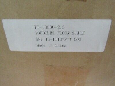 SAGA TT10000-2 -2.3 10000 LBS. SCALE LED INDICATOR DISPLAY