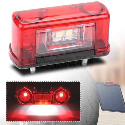 2X LED License NUMBER PLATE LIGHT REAR LAMP MOTORCYCLE TRUCK TRAILER CARAVAN UTE - Picture 6 of 14