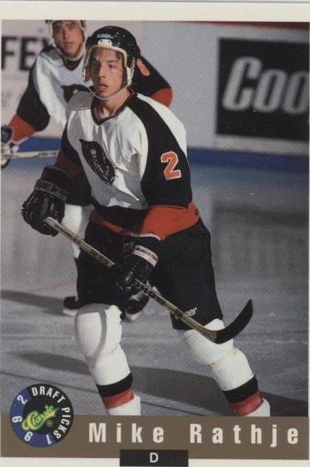 1992 Classic Draft Picks - Mike Rathje #3 - 1 of 1
