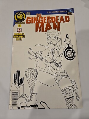 Gingerdead Man #3 (04/2016) Action Lab Comics Sketch Variant Cover Ltd 1500 NM-