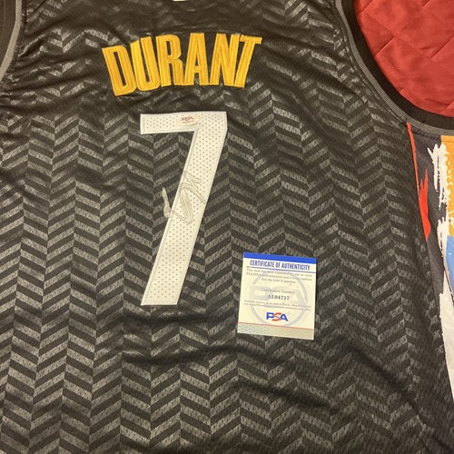 Kevin Durant Signed Brooklyn Nets Basketball Jersey with PSA Certified - Picture 2 of 6