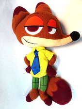 Disney 15" Soft Plush Zootopia Nick Wilde Fox Mini PIllow Adorable