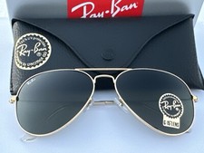 Ray-Ban RB3025 L0205 Aviator Arista Gold Frame Green G-15 Lenses Sunglasses 62mm