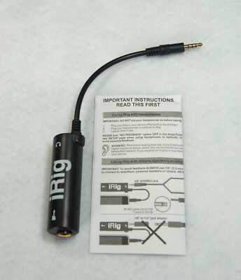 iRig Guitar Interface Converter Guitar Phone New IK Multimedia