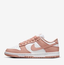 Nike Women's Dunk Low Sneakers Shoes White/Rose Whisper DD1503-118 US 4-11