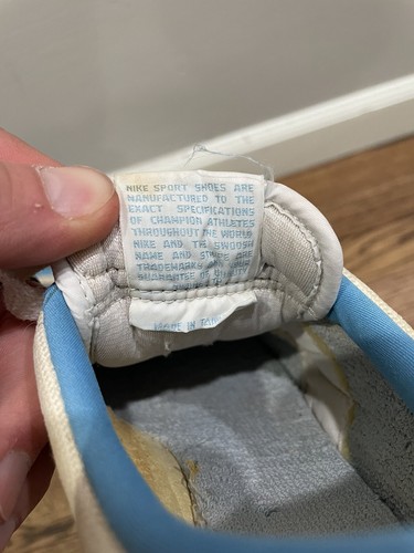 Rare Vintage Early 80s Nike Sneakers All Court sz 6 820305 HT Shoes Tennis NL - Picture 2 of 8