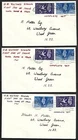 AOP GB KGVI King George VI 1946 Vicory/Peaces plain FDC First Day covers (10)