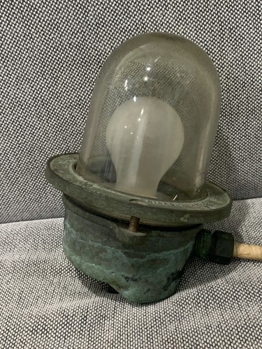 Vintage Kim Lighting Inc. Lampada/lampada luce nave nautica marittima subacquea - Foto 4 di 12
