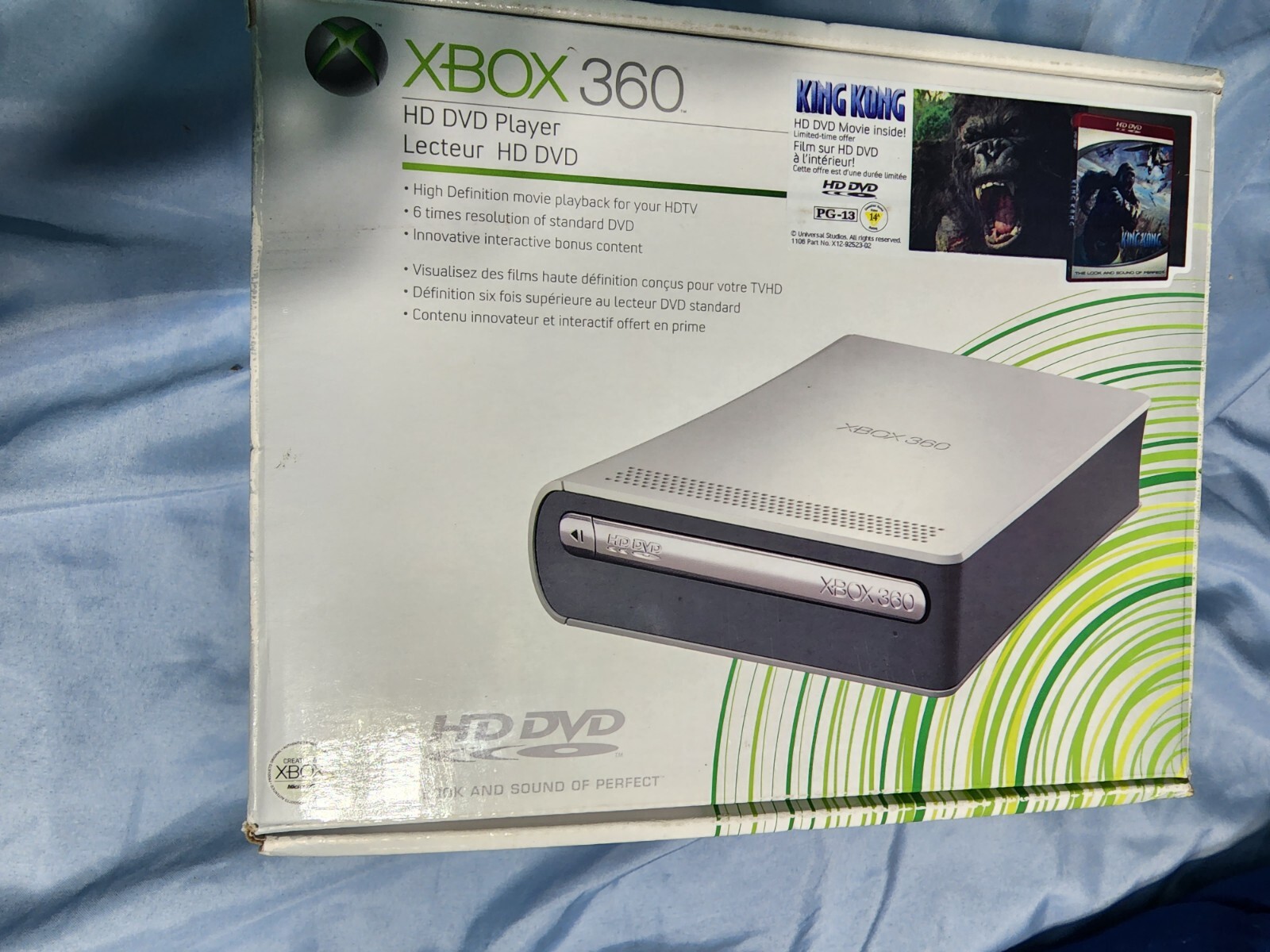 Microsoft Xbox 360 HD DVD Player & HD DVD Movie OPEN BOX eBay