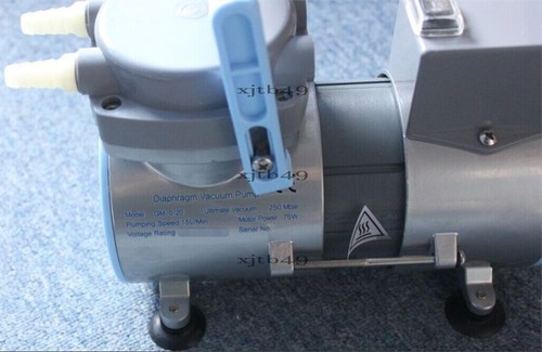 0.075MPA GM-0.2 Oil Free 75W New GM-0.20 Diaphragm Vacuum Pump 15L/M 250Mbar ou - Picture 5 of 8
