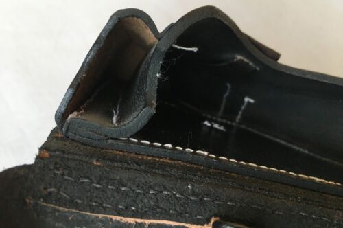 SECONDA GUERRA MONDIALE Fondina pistola a guscio rigido tedesca P08 Luger-NERA - Foto 14 di 16