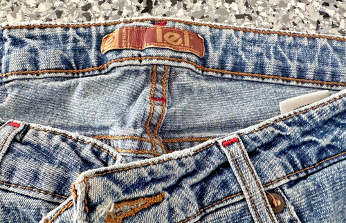 Women’s L.E.I Blue Medium Wash Jeans Straight Bootcut Leg Size 5 - Picture 3 of 13