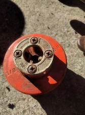 RIDGID Model 12-R Hand Threader Die Head stock, + chaser BSPT 3/8" X 19  Rc RH