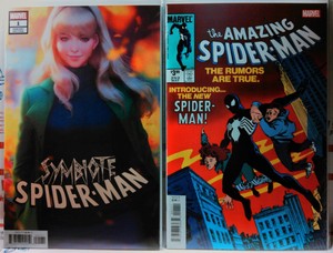 SYMBIOTE-SPIDER-MAN-1-ARTGERM-VARIANT-BONUS-AMAZING-252-FACSIMILE-NM-Venom