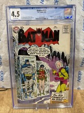 Batman #121 Origin & 1st App. Mr. Freeze - Mr. Zero Silver Age 1959 CGC 4.5 Ow