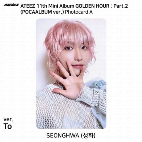 ATEEZ The 11th Mini Album Golden Hour Part.2 POCAALBUM ver Photocard QR - Picture 49 of 218