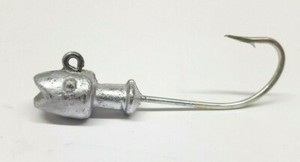 25-Unpainted-Hotlip-Striper-Fluke-Jig-Head-Swimbait-Lure-Mustad-Saltwater-Hook