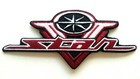 Rare Red YAMAHA V Star Motorcycle Biker Rider MC Club Iron On Vest Jacket Patch
