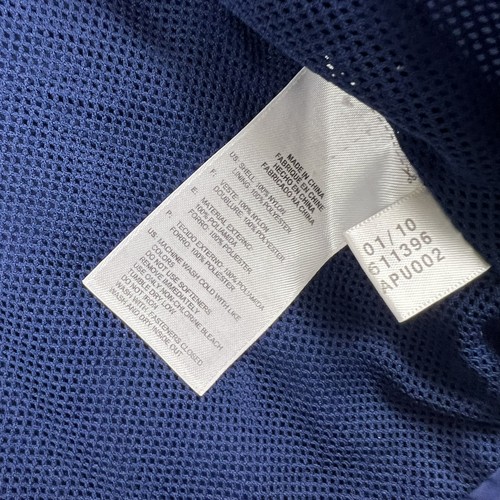 Adidas Jacke Herren Medium dunkelblau Kapuze Activewear gestreift leicht - Bild 9 von 15