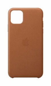 Apple Leather Case for iPhone 11 Pro Max - Saddle Brown