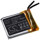 Akku kompatibel mit Garmin Typ 361-00136-21 3,7V 200mAh/0,78Wh Li-Polymer Schwar