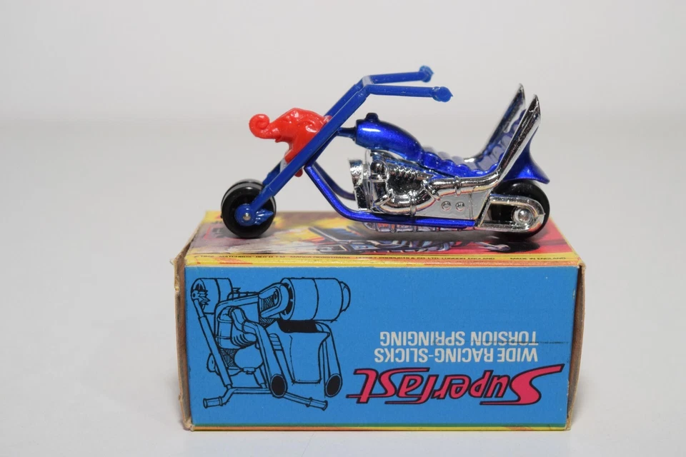 B11 1:64 3 pulgadas caja de cerillas superrápida 71 jumbo moto jet met. AZUL SIN USAR, EN CAJA Foto 2 de 4