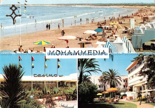 D093059 Mohammedia. Hotel Miramar. Le Casino. La Plage. Jeff. Multi View. 1969 - Picture 1 of 4