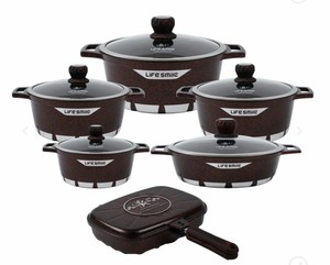 Granite Stoneware Soup Pot Non-Stick Cookware Non Stick Stone Coated Casserole Granite Stoneware Soup Pot Non-Stick Cookware Non Stick Stone Coated Casserole