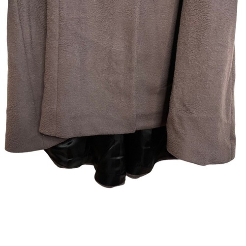 Cappotto trench lana marrone Heike Jarick taglia 4 - Foto 5 di 8