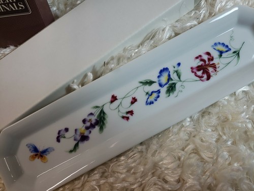SOPORTE DE LÁPIZ DE PORCELANA BOTÁNICA Avon Decoración Vintage ¡NUEVO EN CAJA! - Imagen 8 de 9