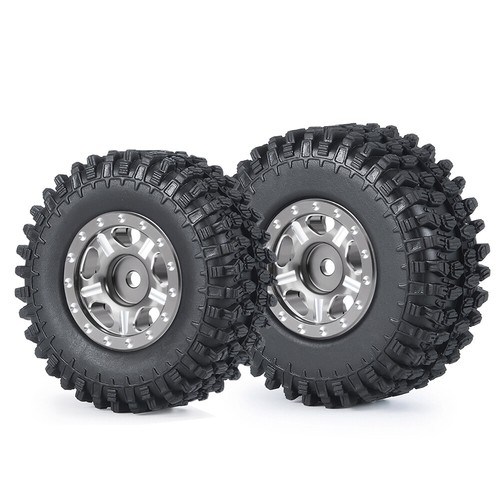Llantas Beadlock de aluminio de 1,0" + neumático para coche 1:24 axial SCX24 90081/01/02/04 - Imagen 73 de 192