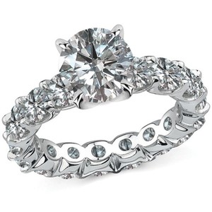 2-25-Carat-G-H-Diamond-Full-Eternity-U-Band-Wedding-Bridal-Ring-14K-White-Gold