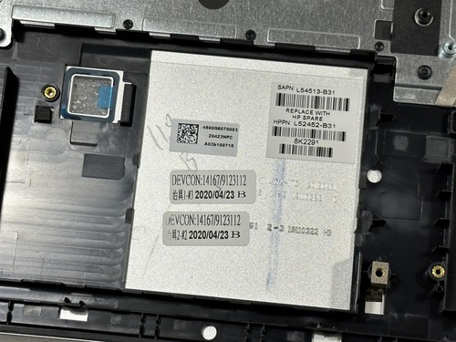 Para HP Envy 17-CE L54513-B31 US Internacional Reposamuñecas Teclado Tapa Nuevo - Imagen 4 de 7