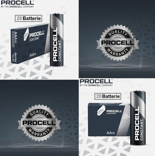 batterie PROCELL CONSTANT by DURACELL pile AA stilo AAA ministilo alcaline mix - Foto 16 di 19