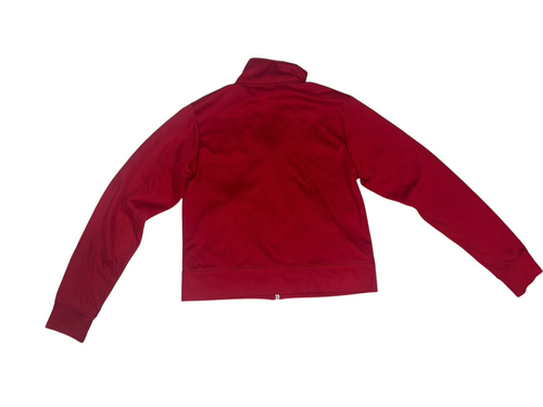 Vintage Y2K Red / White Stripe Zip Up Jacket Lightweight By Vanity Sz M Juniors - Picture 9 of 10