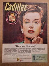 NOSTALGIC 1945 Print Ad Advertisement Cadillac I Know What I'll Buy First