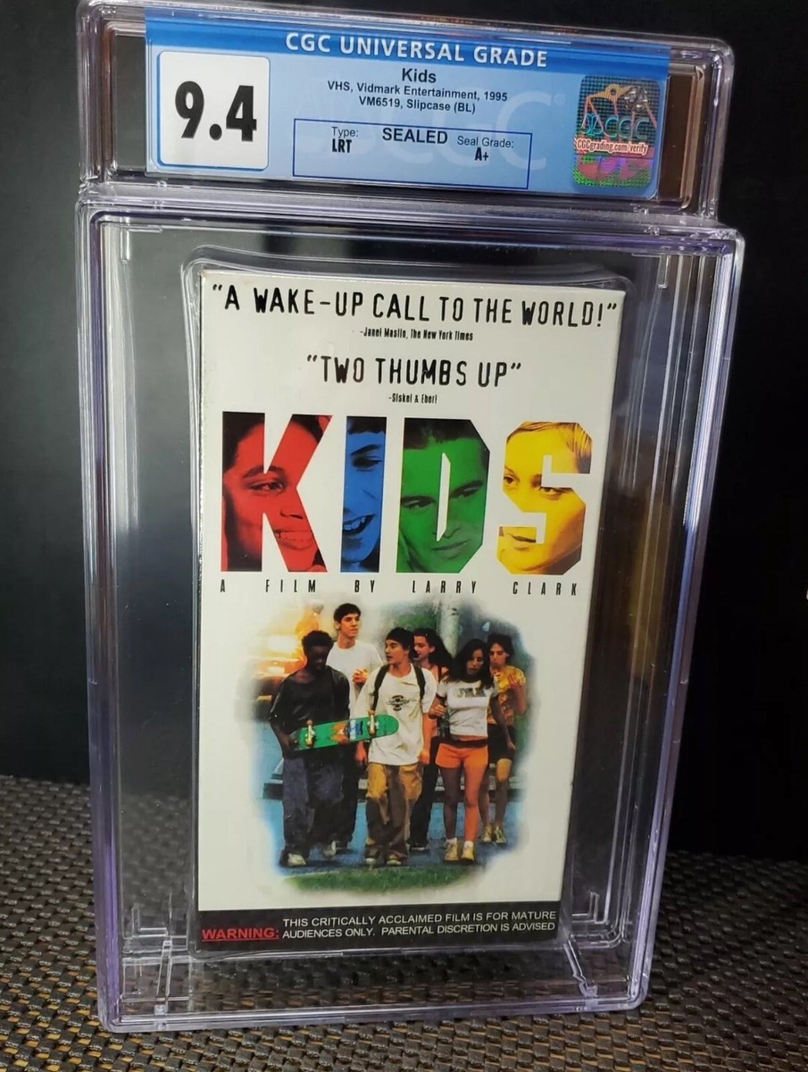 Kids (VHS-1995) Vidmark Home Ent. CGC Graded (9.4-A+) Rare